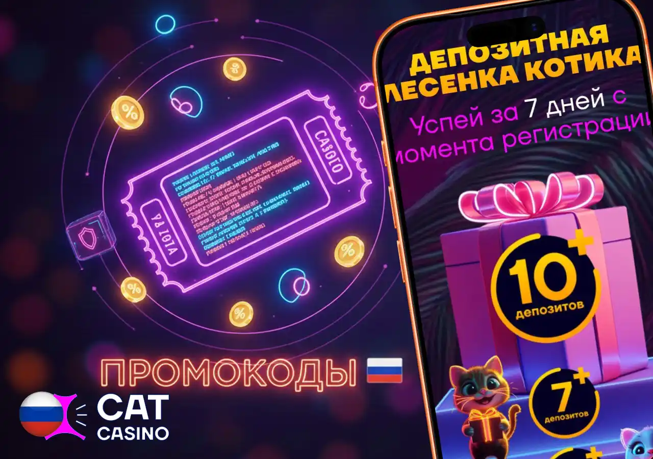 Как использовать промокоды Cat Casino для получения бездепозитных бонусов.